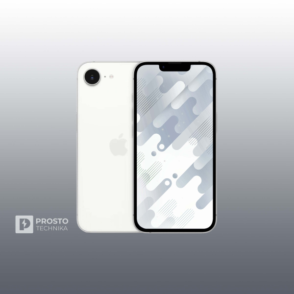 Смартфон Apple iPhone 16e 512 ГБ, Dual nano SIM + eSIM, White